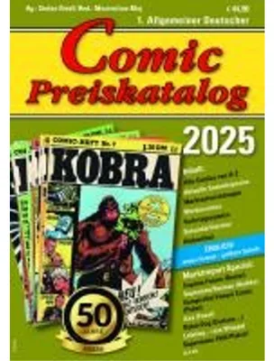 Obrázek produktu pro Comic Preiskatalog für das Jahr 2025 Softcover-Ausgabe