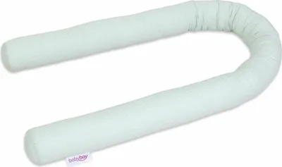 Produktbild von babybay Nestchenschlange Organic Baumwolle Royal passend für alle Modelle, mint Glitzerpunkte gold