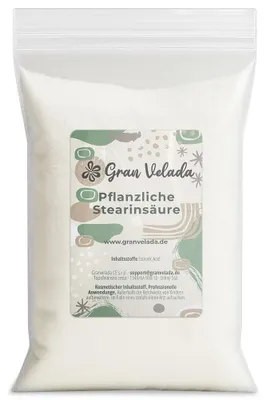 Produktbild von Gran Velada - Stearinsäure pflanzlich für Kerzen & Seife 1 kg