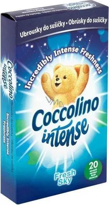 Obrázek produktu pro Coccolino, Chusteczki zapachowe Intense Fresh Sky, 20 sztuk