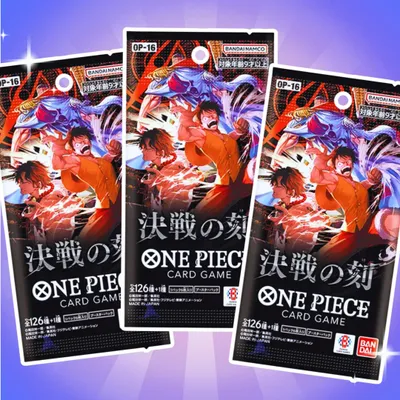 Produktbild von 3x One Piece Card Game OP-16 The Time of the Battle Booster Pack Japanisch