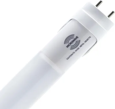 Produktbild von LED-Röhre T8 G13 120 cm Aluminium mit Bewegungsmelder Radar Vollständige Abschaltung einseitige Einspeisung 18W 100lm/w No Flicker 6000K Kaltweiß Nein