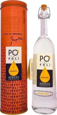 Produktbild von Poli Grappa Morbida Smooth + Box 700ml 40% Vol.