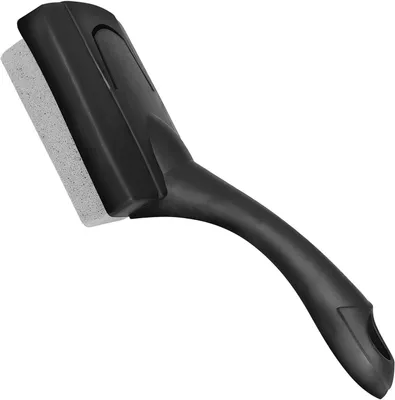 Image de Brosse pour barbecue - Nettoyant pour grill - Nettoyage de grill - Manche ergonomique - 26 x 9 x 5 cm - Noir