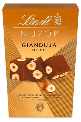 Produktbild von Lindt NUXOR Gianduja Milch Cornet 150 g