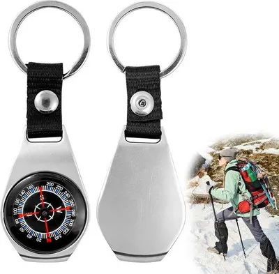 Produktbild von Wasserfeste Aluminium-Kompass für Drahtlose Navigation bei Camping, Wandern und Reisen
