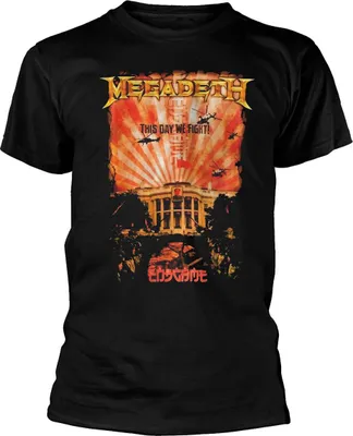 Obrázek produktu pro Megadeth China Whitehouse (Back Print) Black XL Tričko