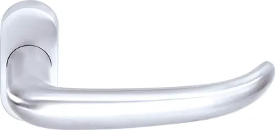 Produktbild von OGRO Drückerlochteil PREMIUM 8999/6620 - mit Rosette, Alu silber eloxiert