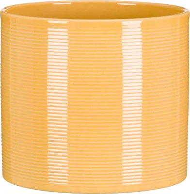 Produktbild von Scheurich Flower Pot 828, Topfpflanzer, Freistehend, Keramik, Gelb, Rund, Indoor