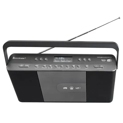 Immagine prodotto di Radio Quick Select CD portatile RCD1870SW Nero/Grigio argento