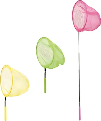 Obrázok produktu pre Teleskopická pristávacia sieť Ø 20 cm x 83 cm, 3 farby - žltá, ružová, svetlozelená