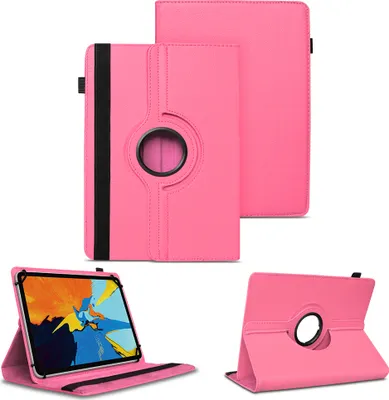 Produktbild von Schutzhülle für Oukitel OT8 OT9 OT11 OT12 Tablet Hülle Tasche 360 Grad DrehbarFarben:Pink