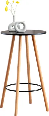 Produktbild von Stehtisch HLO-CP33 rund natura (rund) schwarz