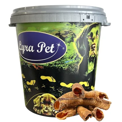 Produktbild von 1 kg Lyra Pet® Rinderstrossen groß in 30 L Tonne