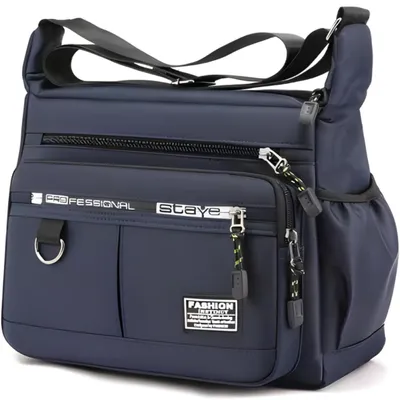 Image de Sac bandoulière pour homme - Bleu élégant KP39944