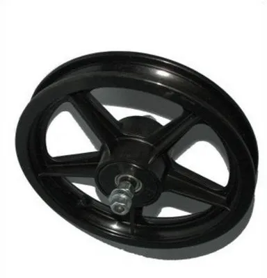 Image de Roue avant Hulzebos 12 plastique noir noir