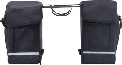 Obrázok produktu pre vidaXL Dvojitá taška na bicykel pre nosič Vodotesná 35 L Black