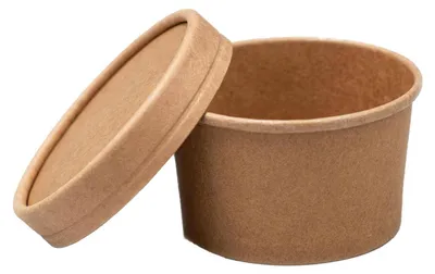 Produktbild von 50x Dressingbecher Saucenbecher inkl. Deckel aus Kraftpapier 60ml