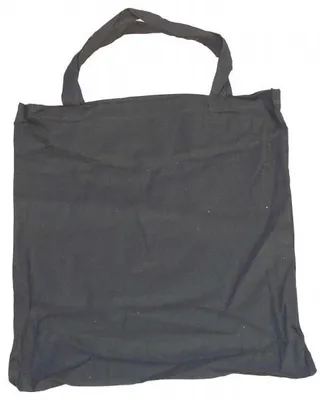 Produktbild von 40 Baumwolltragetasche schwarz 130 g  38x42 kurzer Henkel