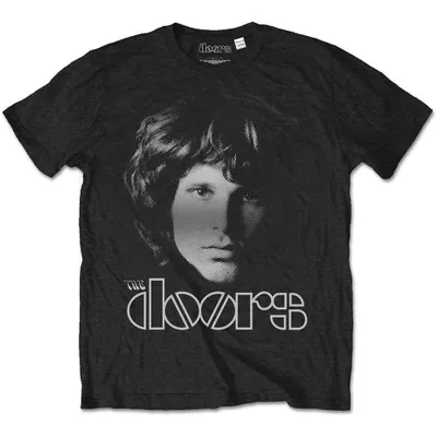 Obrázek produktu pro The Doors Jim Halftone Black L Tričko