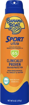 Produktbild von Banana Boat | Sun Spray Sport SPF 65 - 170g - Voděodolný - Vysoká UV ochrana pro aktivní lidi