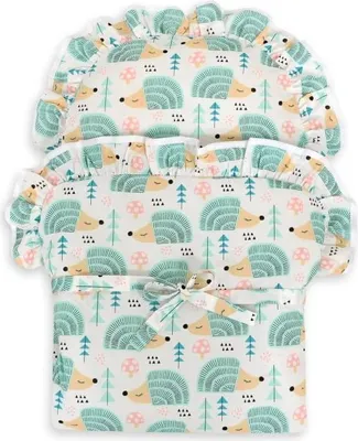 Immagine prodotto di Babypop coperta swaddle - coperta per bambole - cotone anallergico, fatta a mano, con fiocco