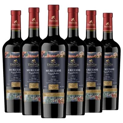 Produktbild von Dugladze Mukuzani AOC Georgischer Rotwein Trocken (6 x 0.75L)