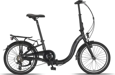Produktbild von Altec Falträder Comfort 20 Zoll 39 cm Unisex 6G Felgenbremse Mattschwarz
