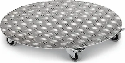 Produktbild von Pflanzenroller >J41406< in silber, Aluminium - 7,3x30cm (HxD)