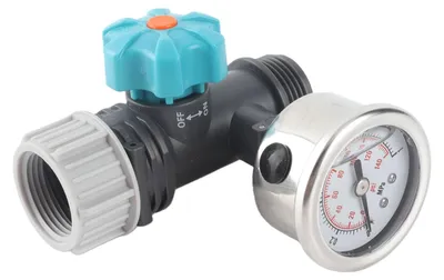 Wasserdruckventil G3/4 Zoll mit Manometer, verstellbar