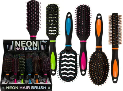 Immagine prodotto di Spazzola per capelli OOTB al neon di circa 23 cm