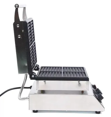 Produktbild von Waffeleisen, einstellbare Temperatur, antihaftbeschichtete Oberfläche, Silber