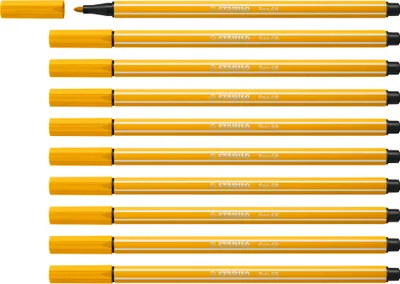Produktbild von STABILO Premium-Filzstift -  Pen 68 - 10er Pack - curry