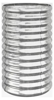 Produktbild von Pflanzkübel Hochbeet Blumenkasten Pflanzgefäß Blumentopf Garten Verzinkter Stahl 40x40x68cm Silber