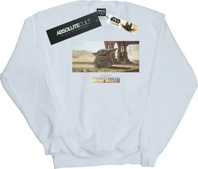 Produktbild von Star Wars - "The Mandalorian The Child" Sweatshirt für Herren BI46428 (XL) (Weiß)