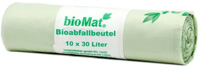 Productafbeelding van Biomat Wastebag Compostable 30 Liter (10 stuks)