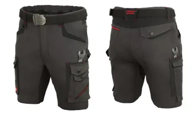 Produktbild von Art.Mas Kurze Arbeitshose Professional Dunkelgrau Bundhose Shorts 260 g/m² Gr. 50