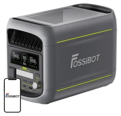 Obrázek produktu pro Nabíjecí stanice FOSSIBOT F1800 (šedá), výkon 1800 W