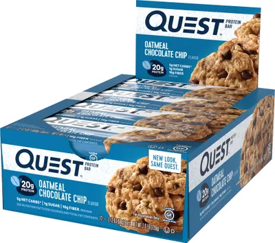 Produktbild von QUEST Nutrition | Quest Bar | Different Flavors Oatmeal Chocolate Chip