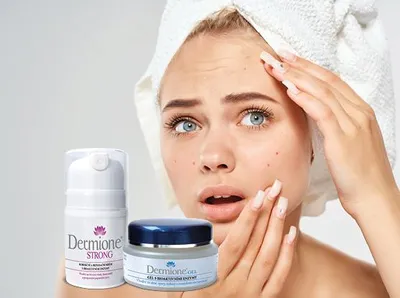 Produktbild von Dermione® - PFLEGEPAKET FÜR HAUT MIT NEIGUNG ZU AKNENARBEN