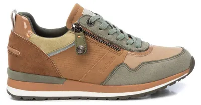 Image de REFRESH - Baskets de sport pour femmes, couleur kaki - Chaussures confortables et polyvalentes - Cas