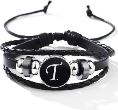 Produktbild von Elegantes Armband Alphabet - T für jeden Anlass KP30412