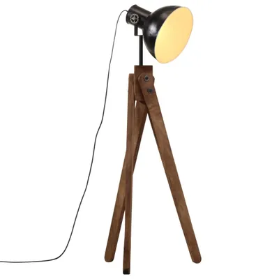 Image de Lampadaire 25 W noir 45x45x120 cm E27