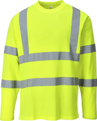 Zdjęcie produktu dla Portwest S278 Koszulka z długim rękawem o wysokiej widoczności, żółta, rozmiar XXL