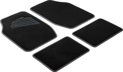 Immagine prodotto di Tappeto auto Walser Matrix 4 pezzi universale nero/grigio nastro, 29025