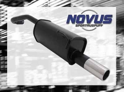 Produktbild von NOVUS SPORTAUSPUFF Gruppe N ESD 1x 76 mm VW LUPO Typ 6X + SEAT AROSA 6H