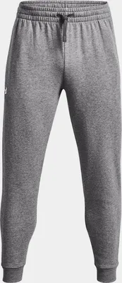 Produktbild von Spodnie dresowe męskie Under Armour Rival Fleece Joggers-BLK szare XS