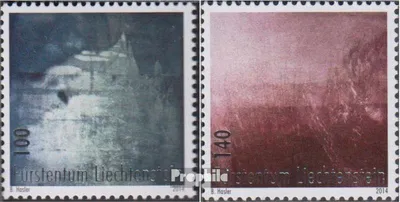 Produktbild von Briefmarken Liechtenstein 2014 Mi 1724-1725 (kompl.Ausg.) postfrisch Kunst