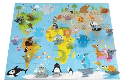 Zdjęcie produktu dla Puzzle 3D świata