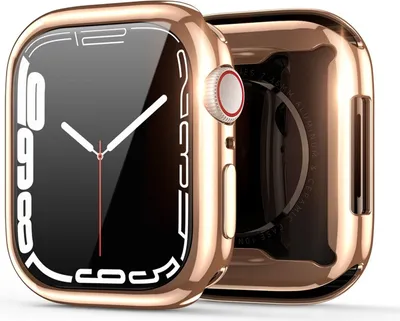Produktbild von Samo Series Soft TPU kompatibel mit Watch Case Uhrengehäuse Schutzhülle 45mm Rose Gold